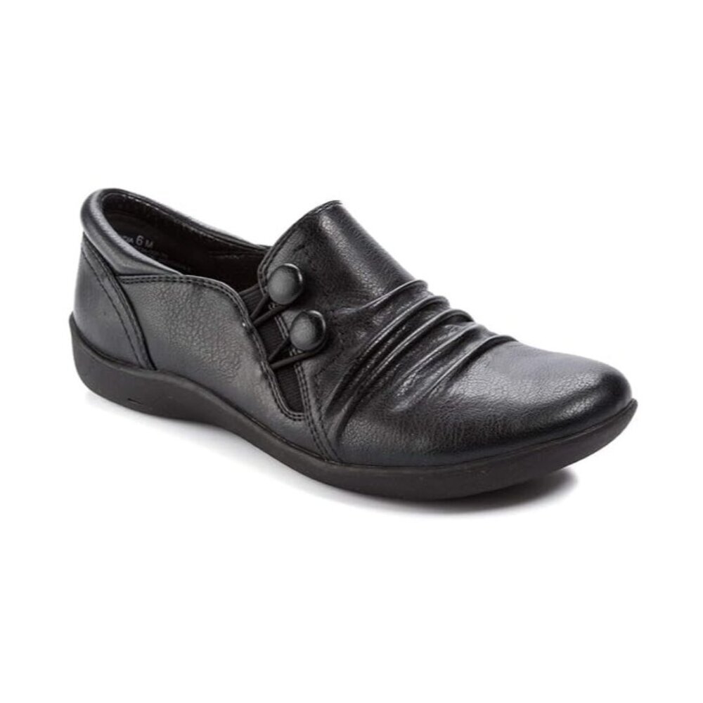 Beartraps Naydia Black Walking Loafers Women's Size 7.5 Bohemian Flats Casual